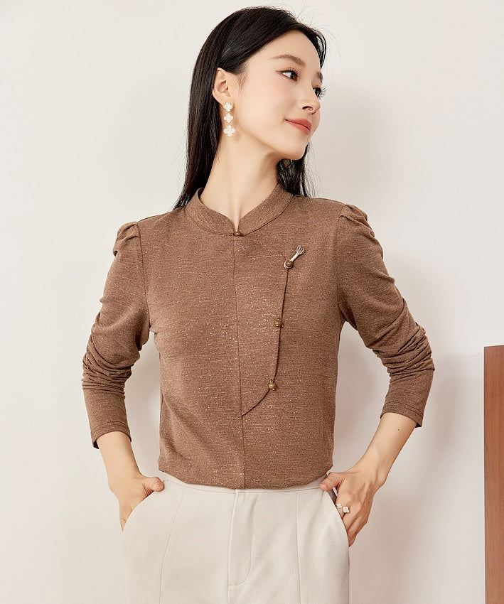 Shufei's Mandarin Collar Top
