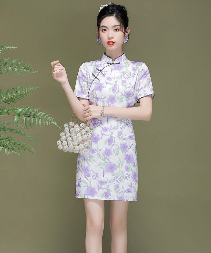 Lavender's Spring Cheongsam