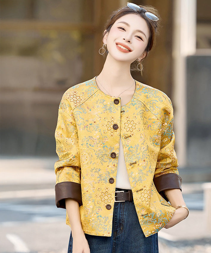Astrid PU Reversible Cheongsam Jacket