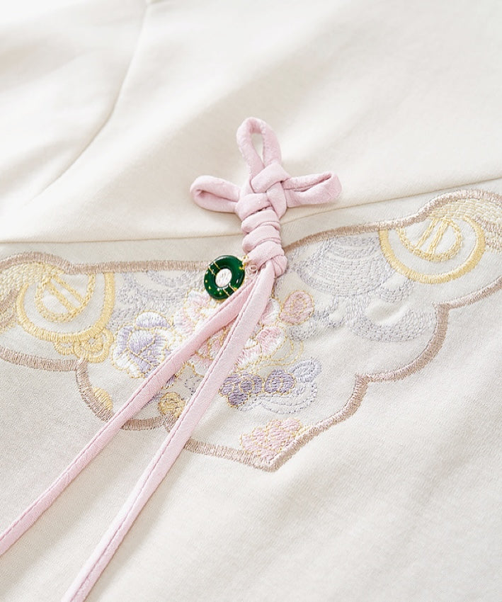 Oriental Touch Pastel Crew Neck T-Shirt