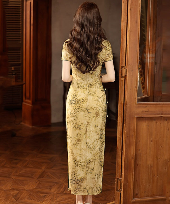 Mirian Gold Cheongsam