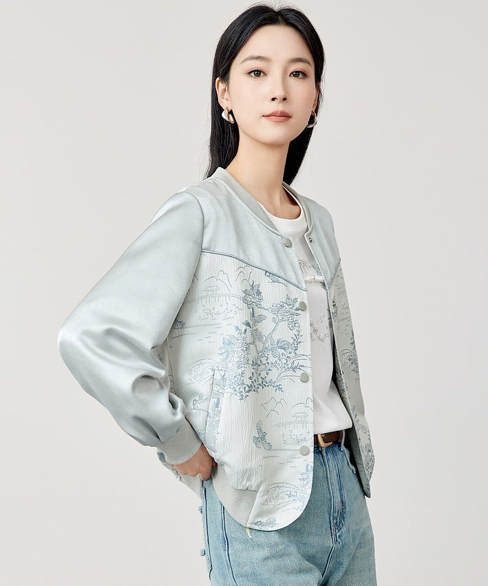 Shuya Oriental Print Jacket