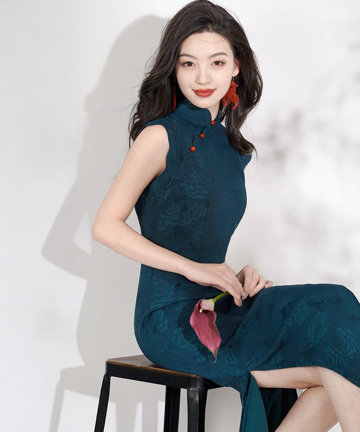 Marine Petal Cheongsam