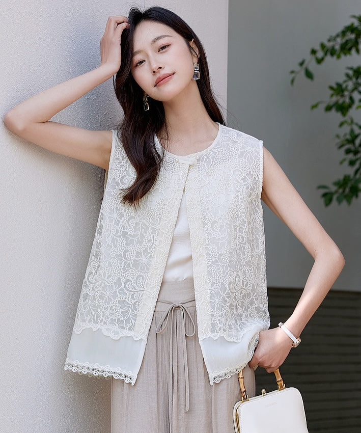 Xuan lv's Lacey Knot Vest