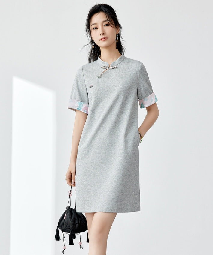 Zhenxi Straight Cut Cheongsam