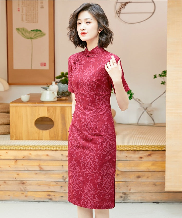 Sirui's Red Cheongsam