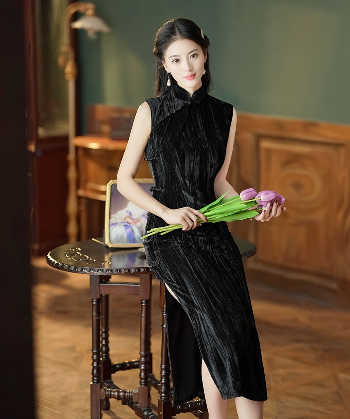 Rave Velvety Cheongsam