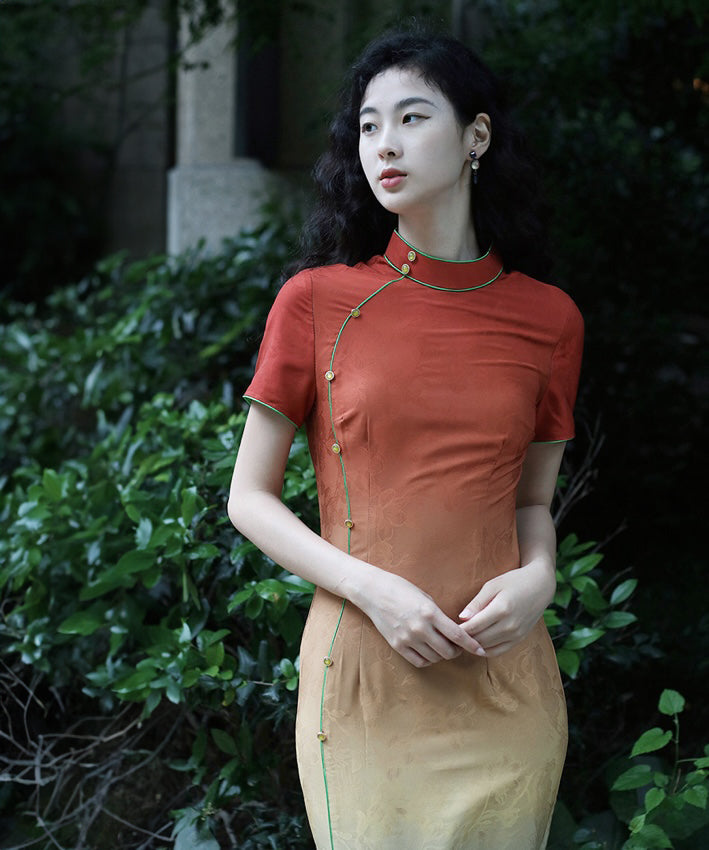 Rayna Ombre Maxi Cheongsam