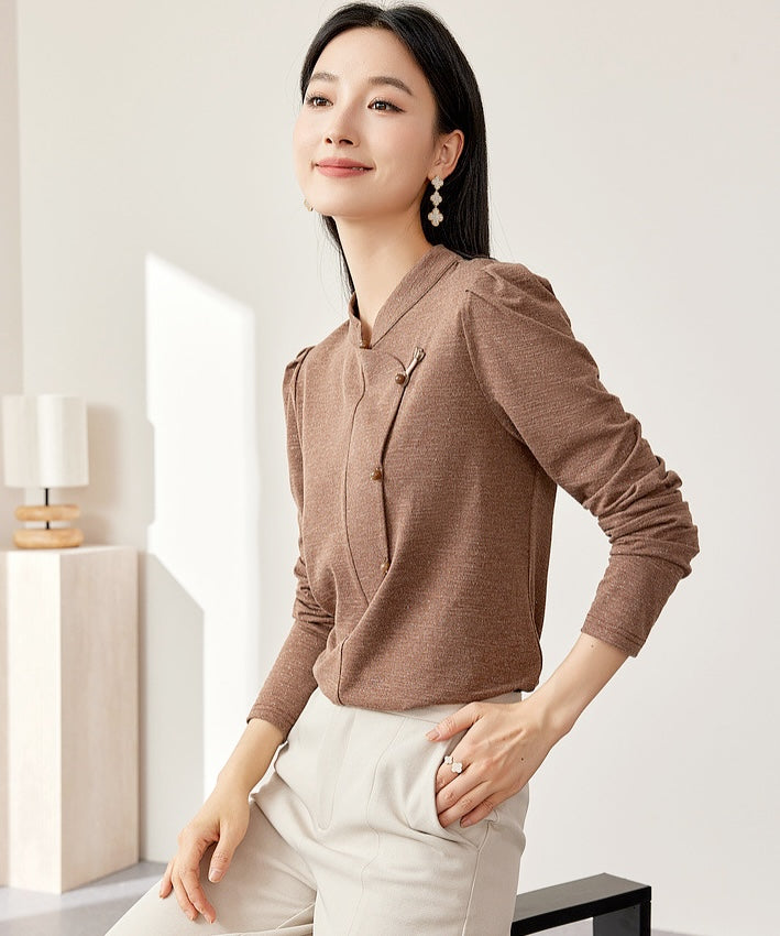Shufei's Mandarin Collar Top