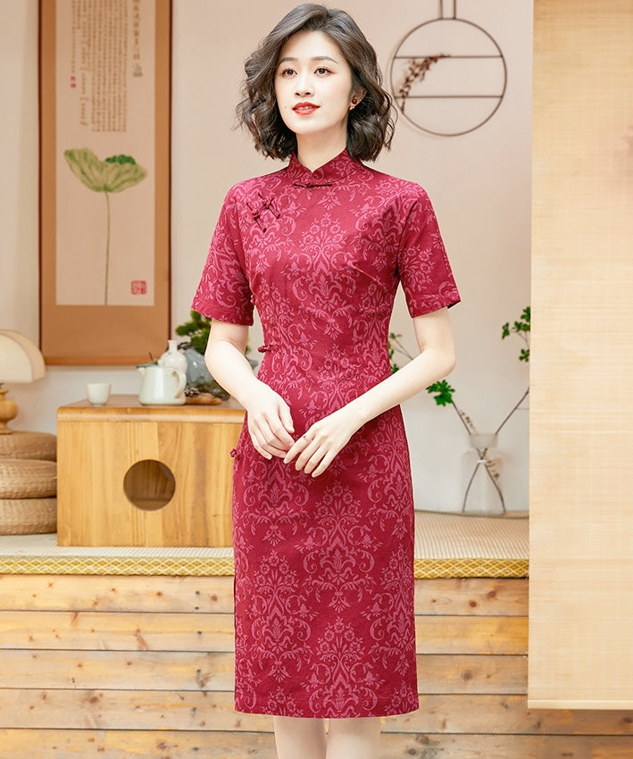 Sirui's Red Cheongsam