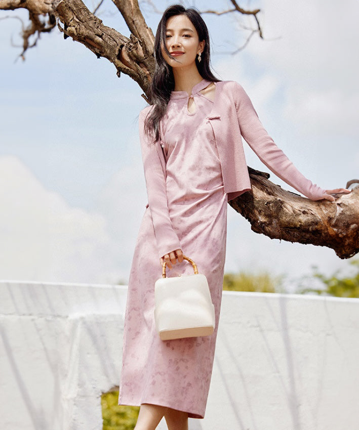 Cheongsam pink best sale