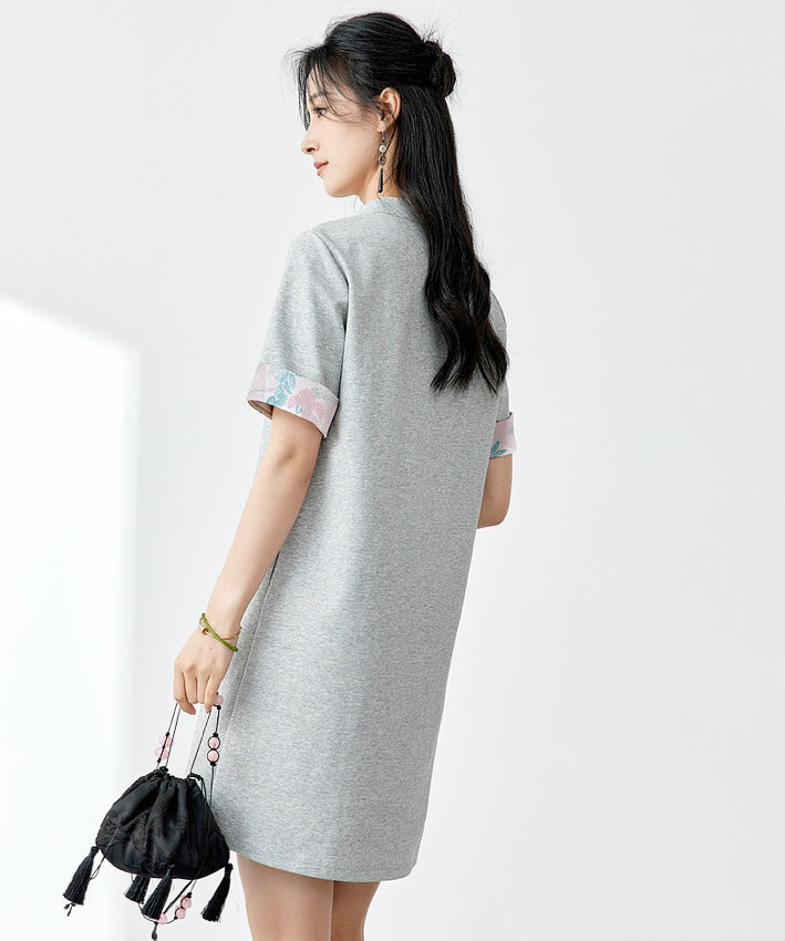 Zhenxi Straight Cut Cheongsam