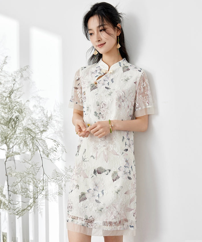 Xixi's Lacey Cheongsam
