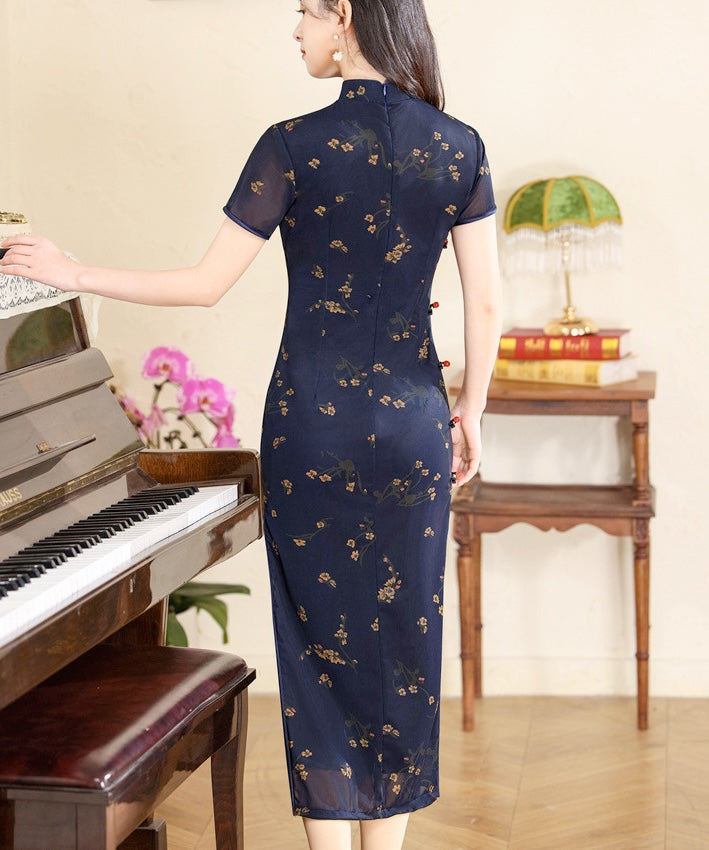 Keli Mesh Cheongsam