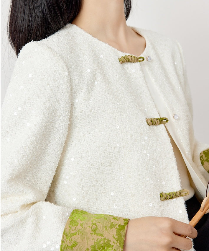 Ruo Sequin Cheongsam Blazer