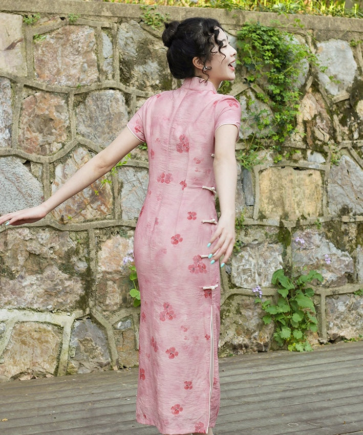 Ruby Sakura Maxi Cheongsam