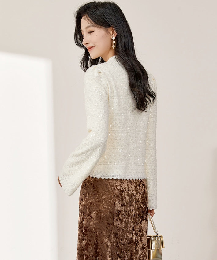 Siwan Sequin Cheongsam Top