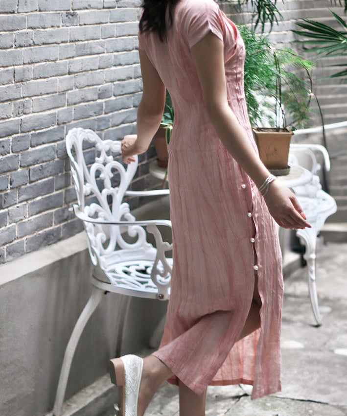 Summer Pink Cheongsam