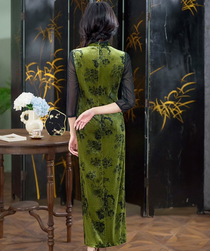 Sisi Winter Green Cheongsam