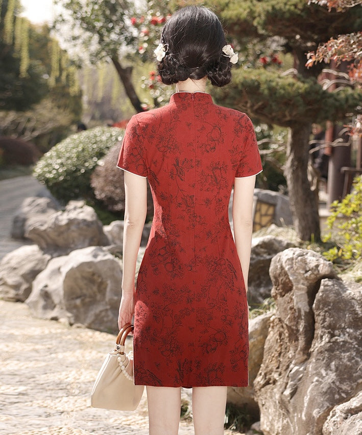 MinMin Cotton Short Cheongsam