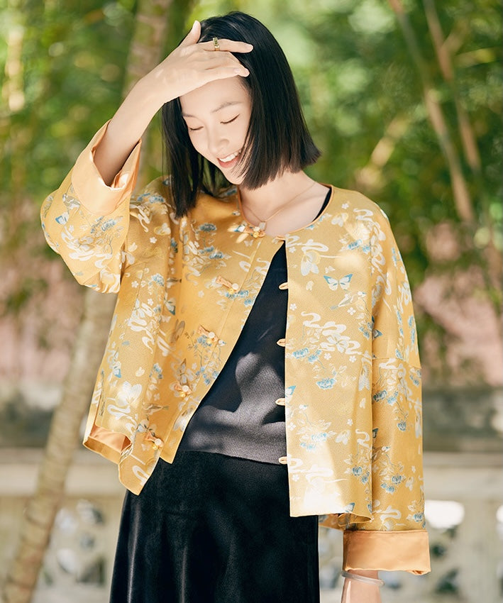 Royal Empress Yellow Oriental Jacket