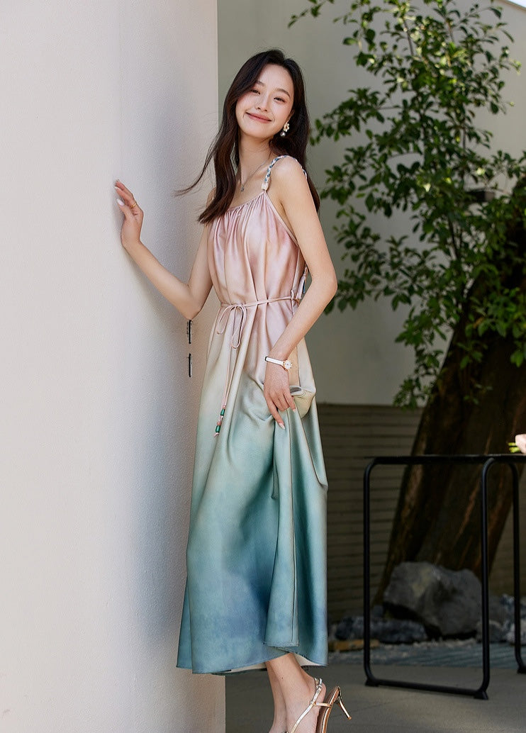 Casey Pink Blue Ombre Dress