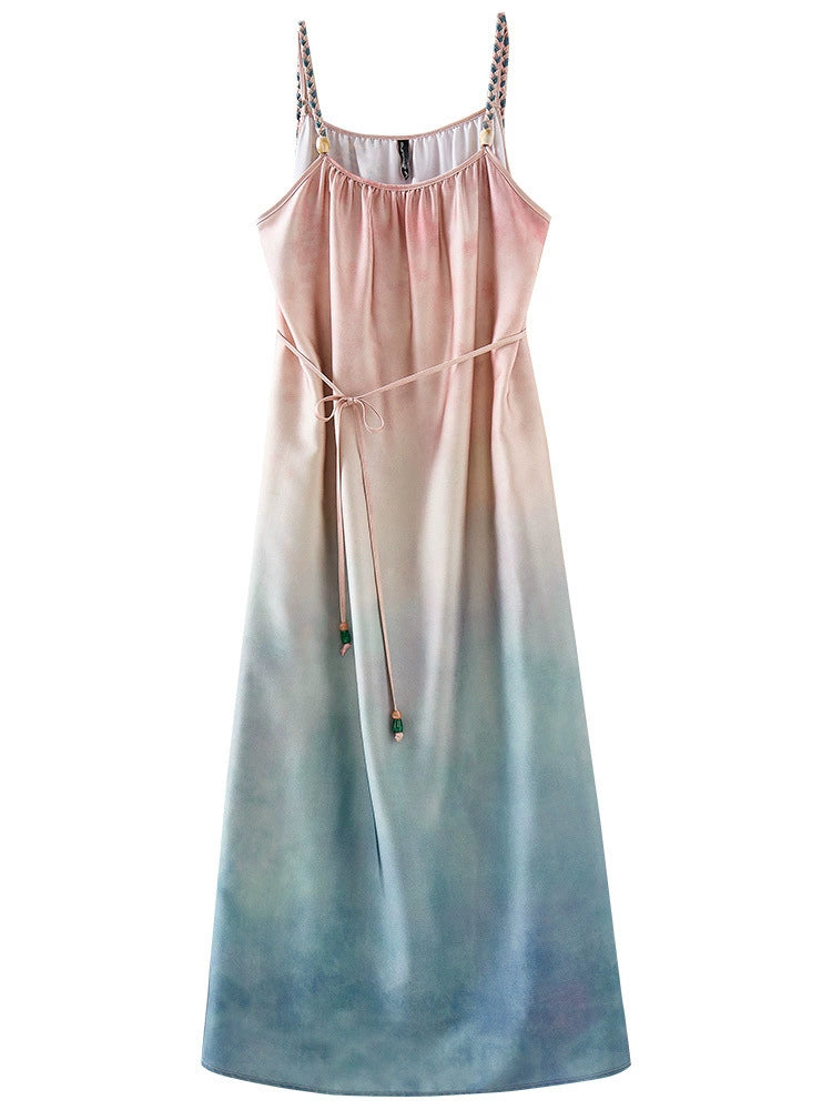 Casey Pink Blue Ombre Dress