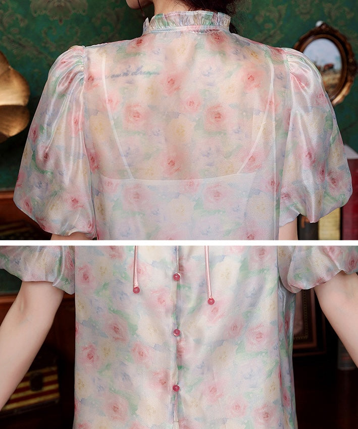 Pastel Pop Cheongsam Top (back by demand)