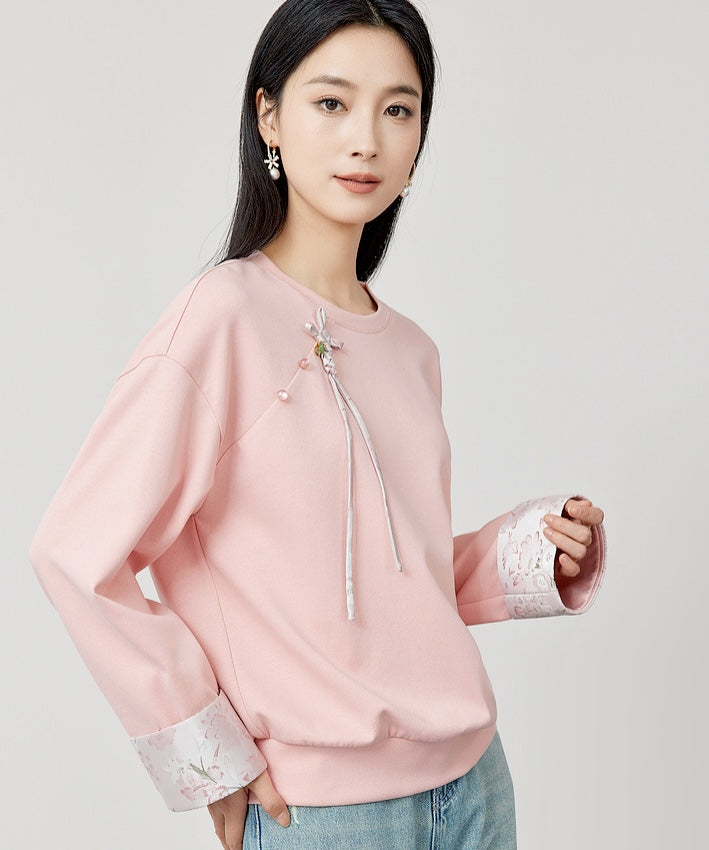 Sakura Pink Oriental Jumper