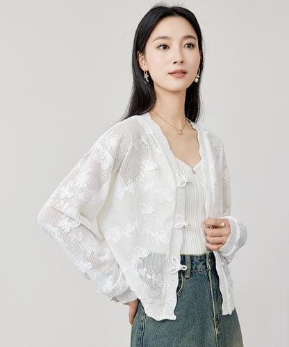 Jollie Hollow Lace Cheongsam Jacket