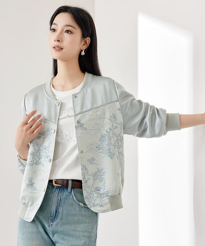 Shuya Oriental Print Jacket