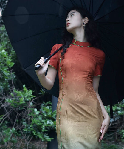 Rayna Ombre Maxi Cheongsam
