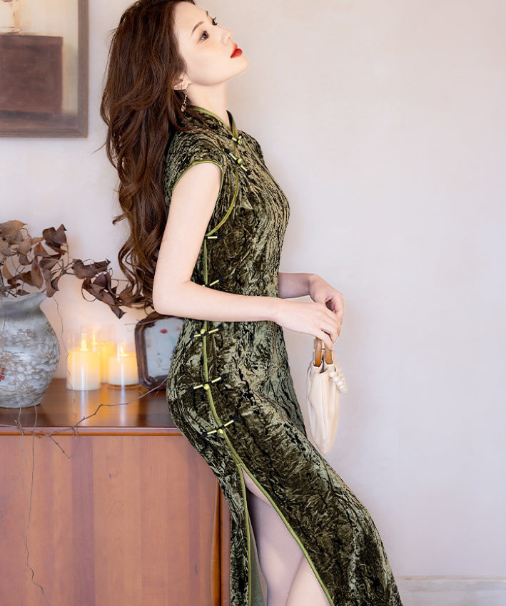 Jasmine Olive Cheongsam