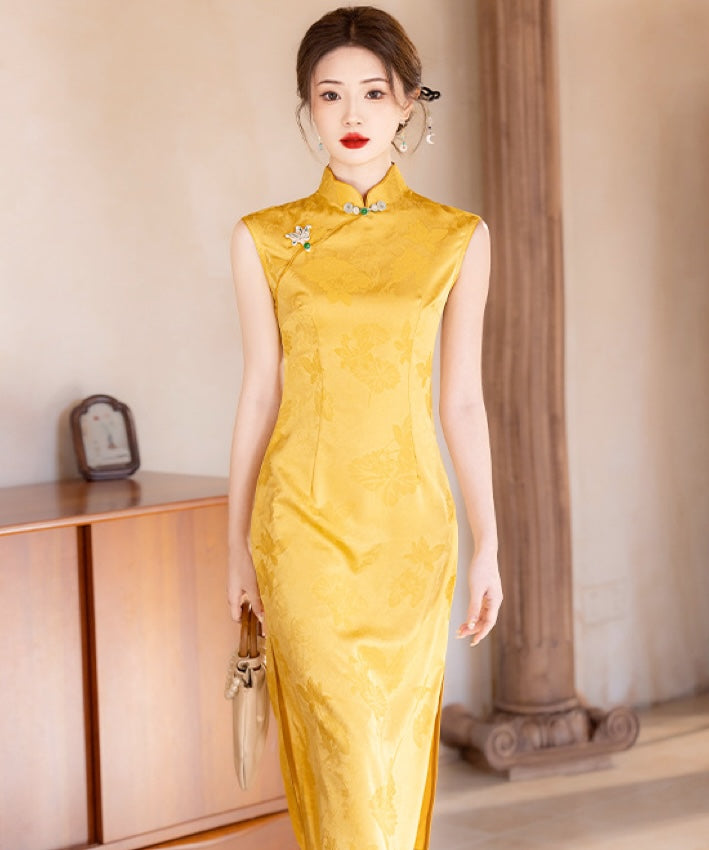 Royal Yellow Cheongsam