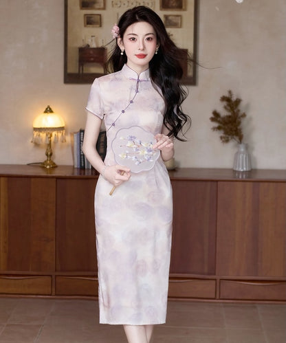 Enci's Mauve Cheongsam