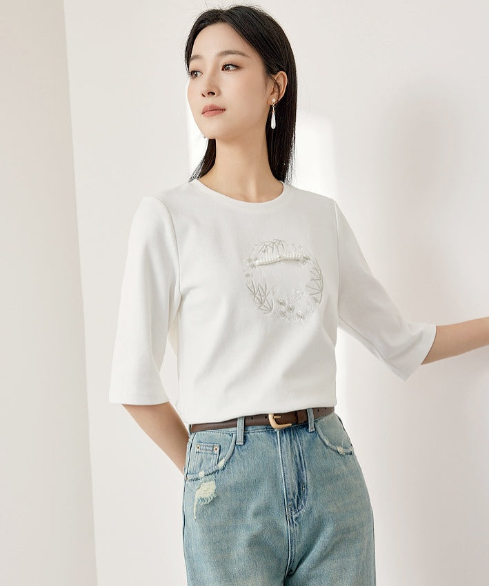 Missy Snowy Chinese Knot T-Shirt