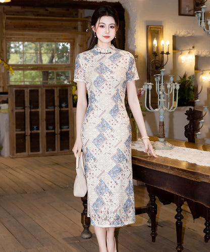 Ruyi's Lace Peplum Cheongsam
