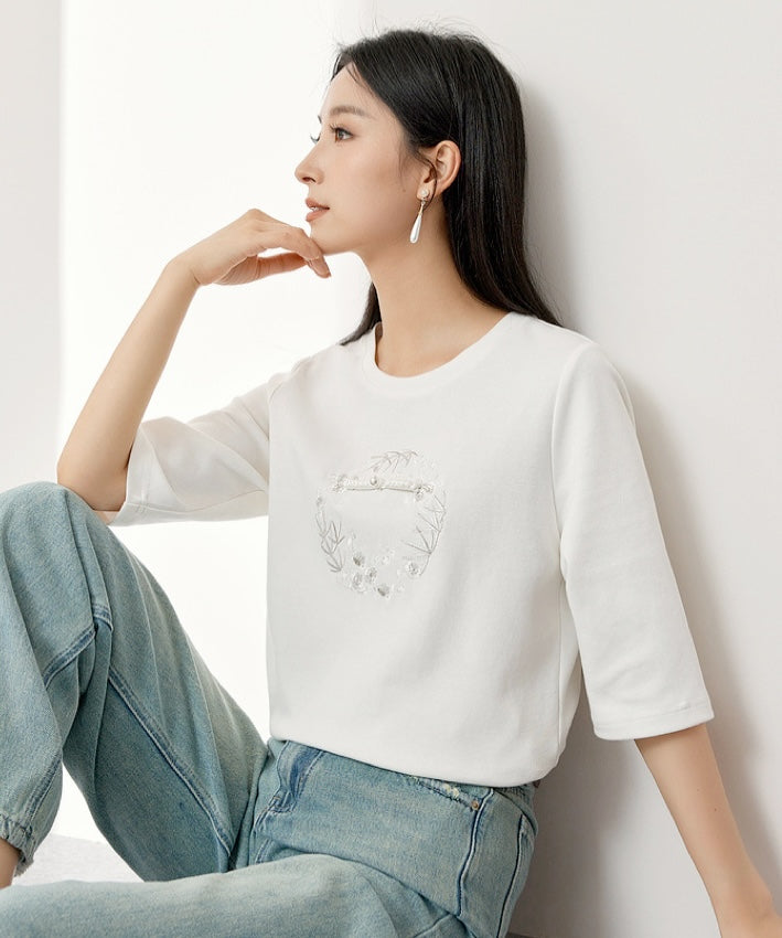 Missy Snowy Chinese Knot T-Shirt