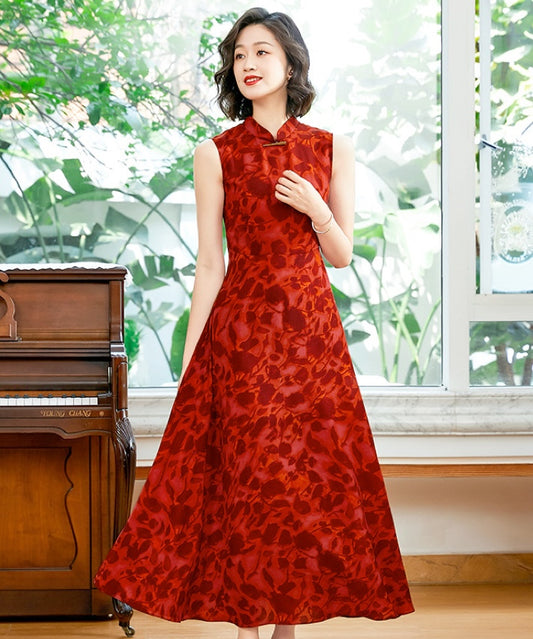 Princess Xuelei's Red Cheongsam