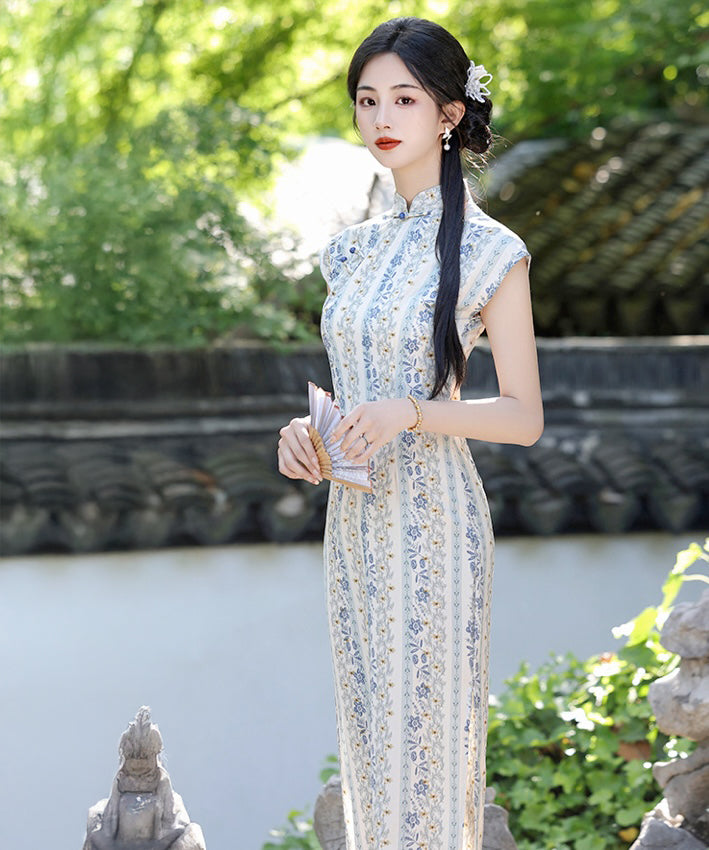 TianXin Floral Maxi Cheongsam