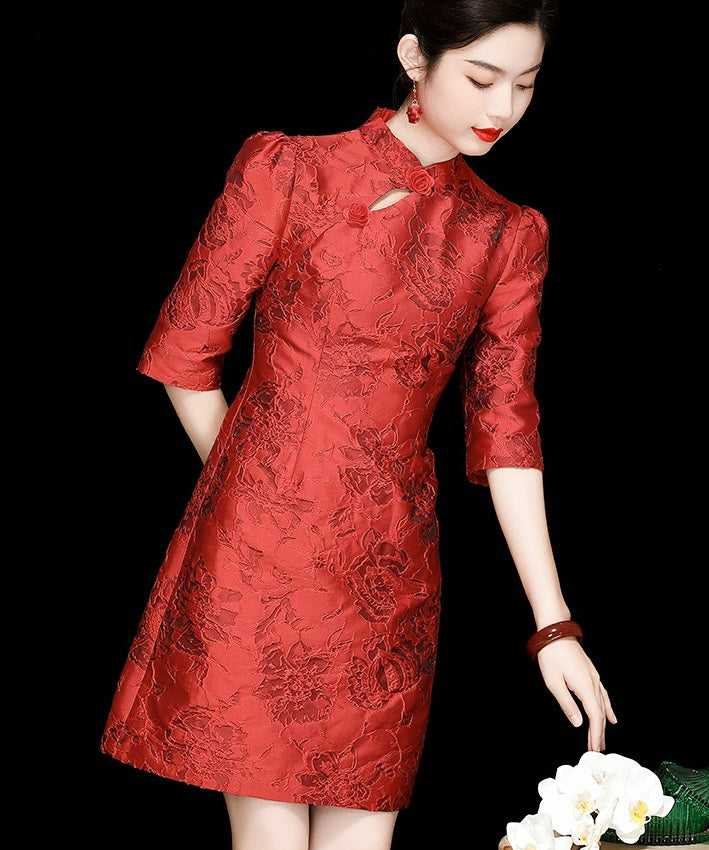 Crimson's New Year Cheongsam