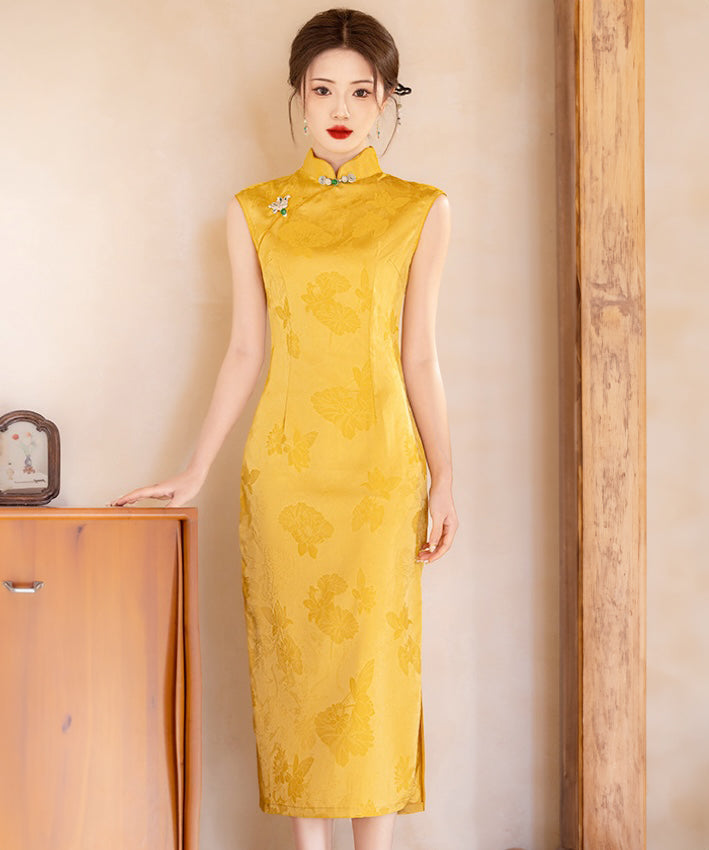 Royal Yellow Cheongsam