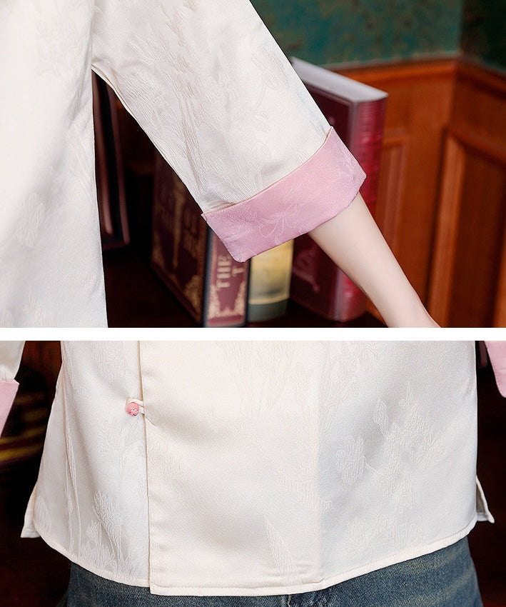 Autumn's Cheongsam Blouse