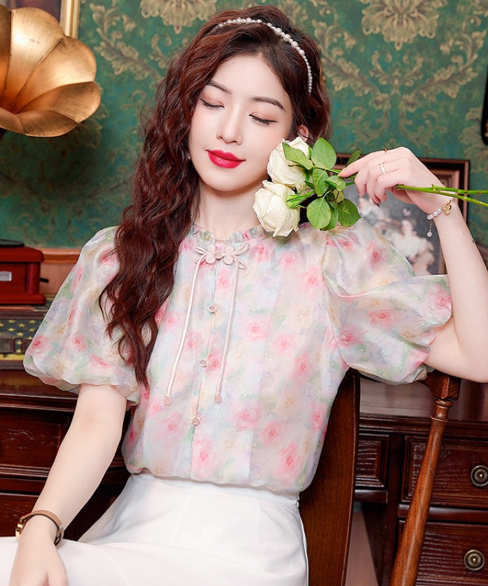 Pastel Pop Cheongsam Top (back by demand)