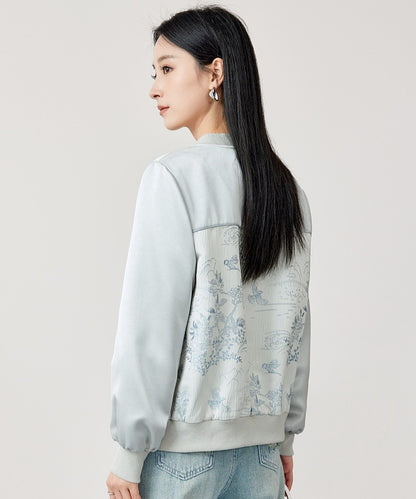 Shuya Oriental Print Jacket