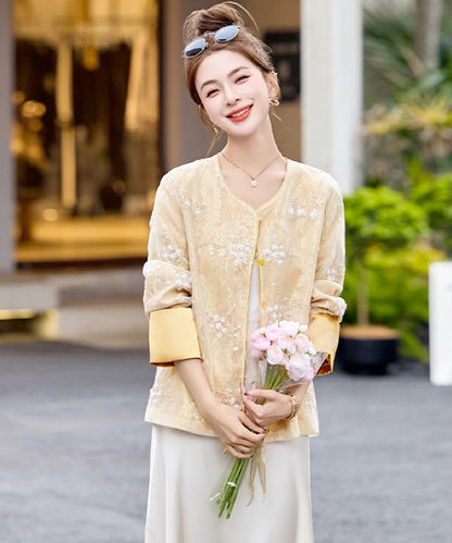 Pearls -Sequins Oriental Cheongsam Jacket