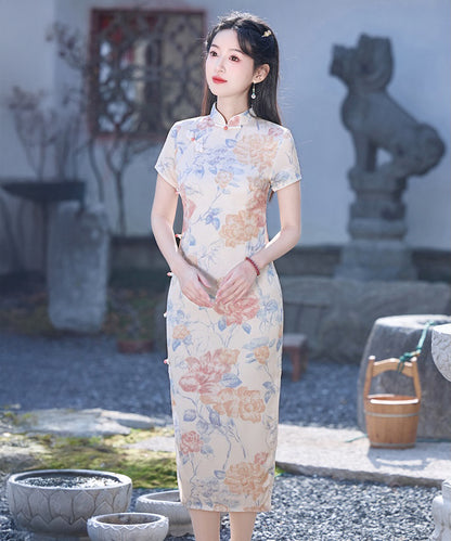 Tingwei's Floral Cheongsam