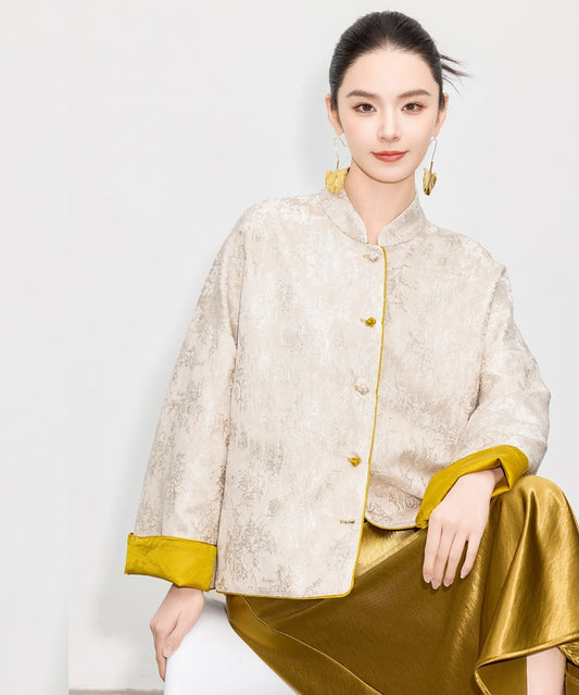 Aver Mandarin Collar Jacket