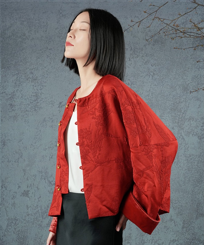 The Prosperity Red Cheongsam Jacket