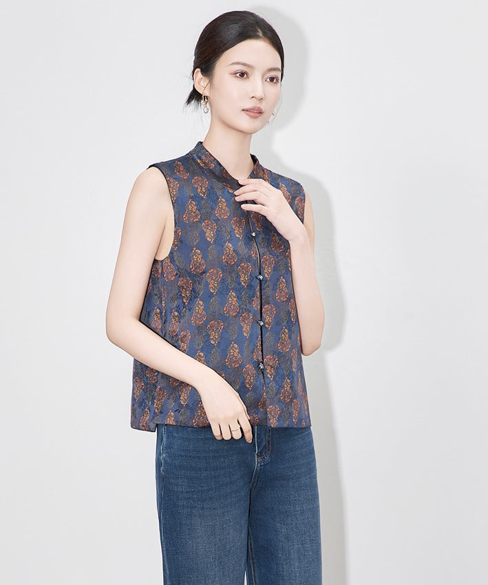 Jadie Reversable Oriental Vest Top